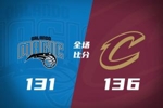 🏀骑士双枪合砍68分送魔术6连败！米切尔抛投制胜 班凯罗36+6+5