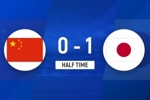 半场-U17中国男足0-1日本男足U17 男足0射正元砂晏翔仁爆射破门